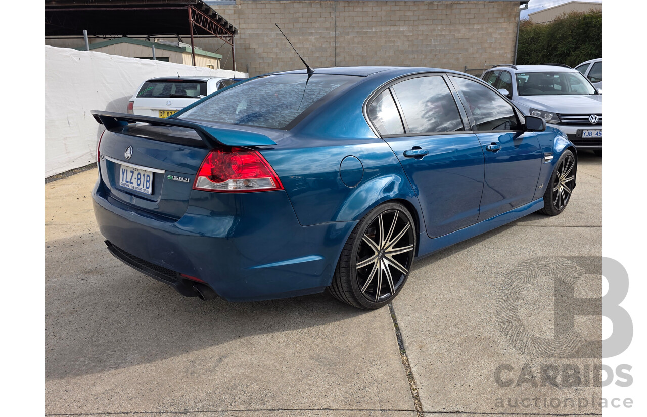 4/2012 Holden Commodore SV6 VE II MY12 4d Sedan Green 3.6L