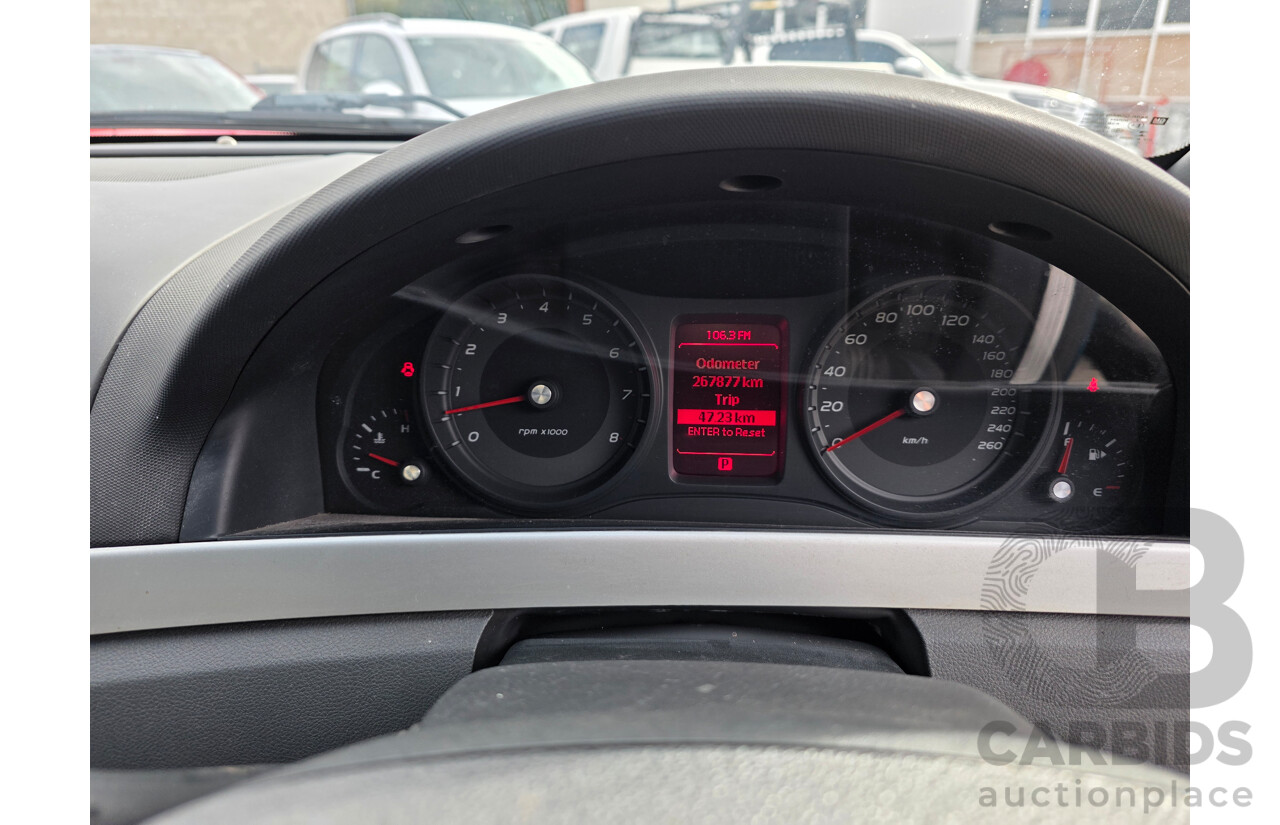 4/2012 Holden Commodore SV6 VE II MY12 4d Sedan Green 3.6L