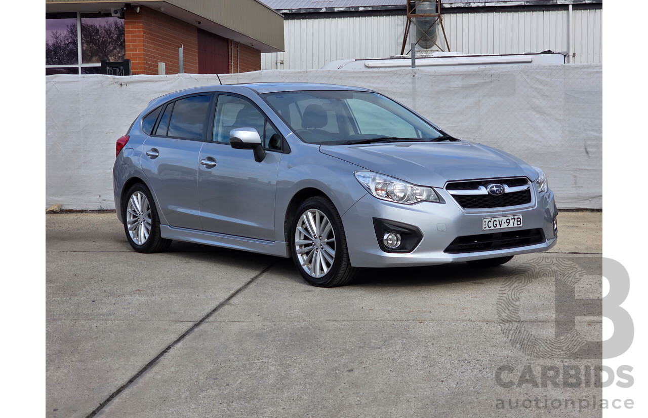 6/2012 Subaru Impreza 2.0i-S (awd) MY12 5d Hatchback Silver 2.0L