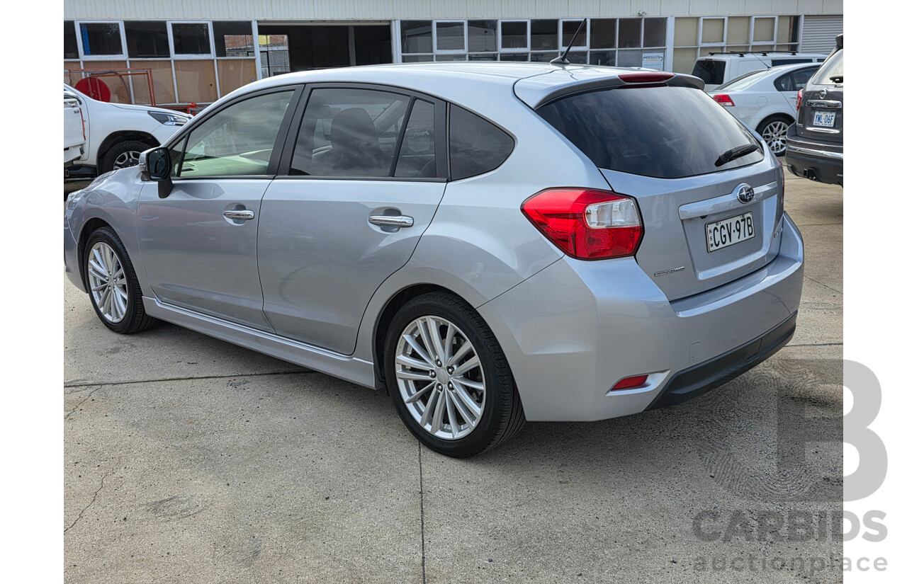 6/2012 Subaru Impreza 2.0i-S (awd) MY12 5d Hatchback Silver 2.0L
