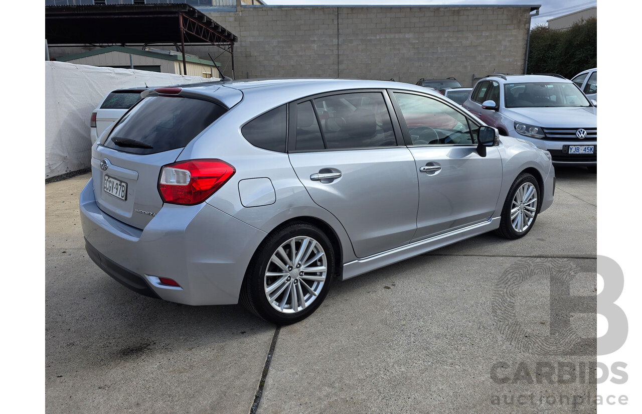 6/2012 Subaru Impreza 2.0i-S (awd) MY12 5d Hatchback Silver 2.0L