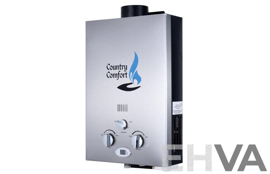 COUNTRY COMFORT Instantaneous LPG Portable Water Heater - ORP $299