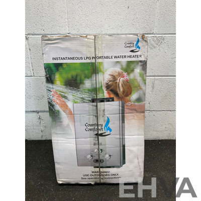 COUNTRY COMFORT Instantaneous LPG Portable Water Heater - ORP $299