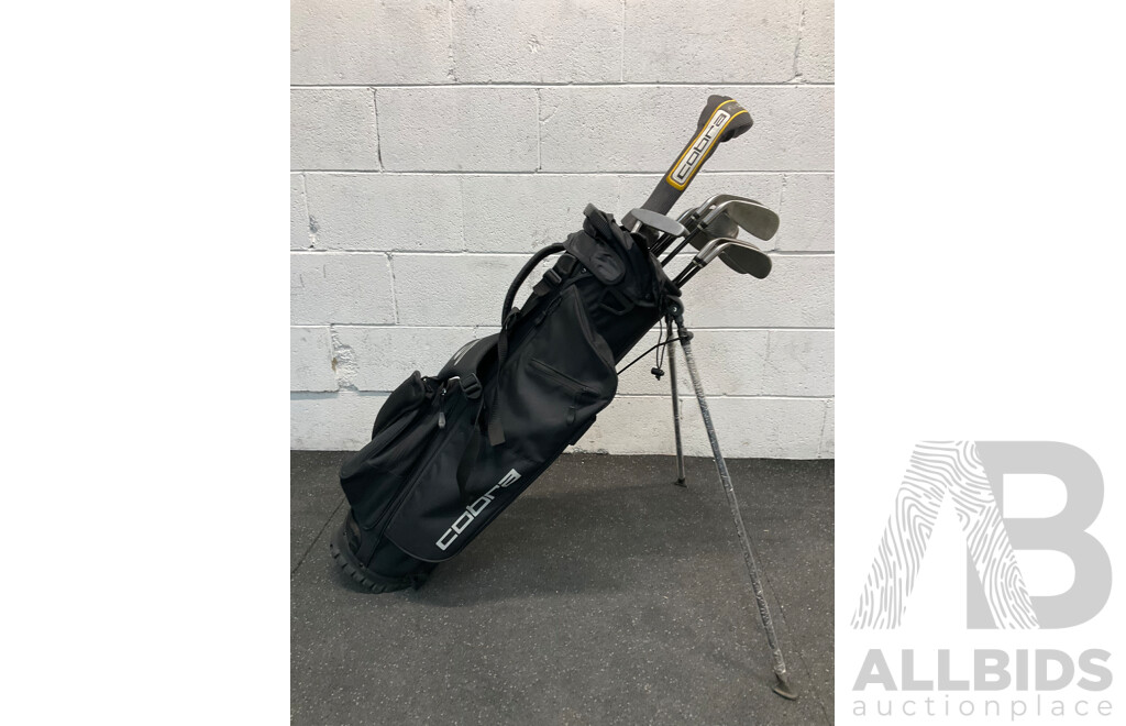 COBRA Golf Package Set, Including Stand Bag and Clubs (5,6,7,8,9,S,P,G,Hunter ZP-450, Fly-Z)