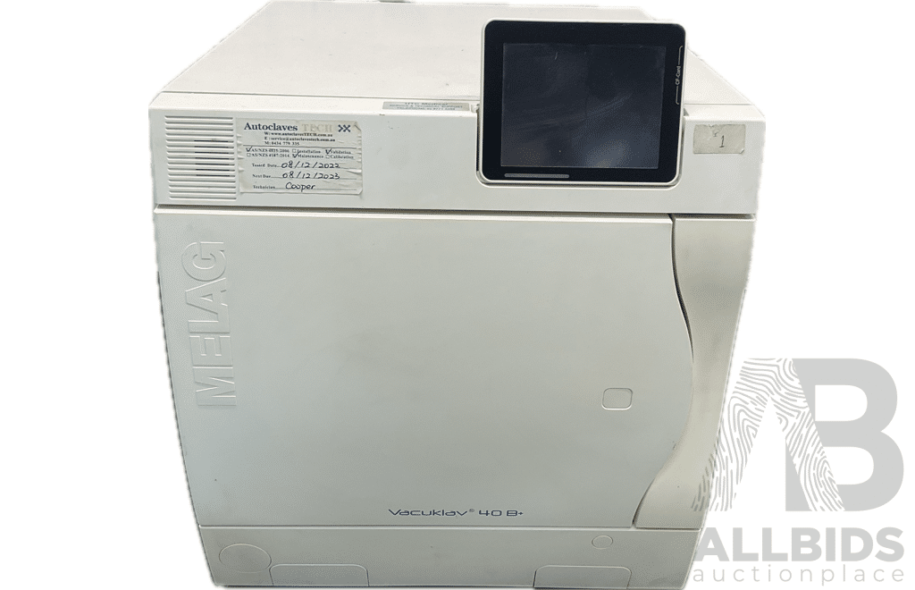 MELAG Vacuklav 40 B+ Evolution Autoclave, Steam Sterilizer