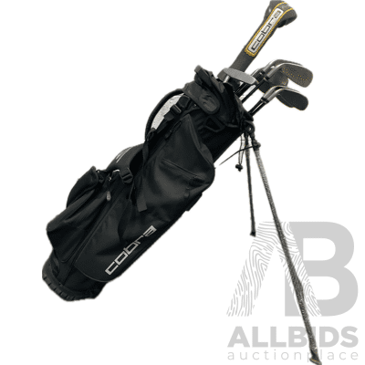 COBRA Golf Package Set, Including Stand Bag and Clubs (5,6,7,8,9,S,P,G,Hunter ZP-450, Fly-Z)