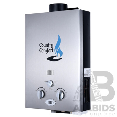 COUNTRY COMFORT Instantaneous LPG Portable Water Heater - ORP $299
