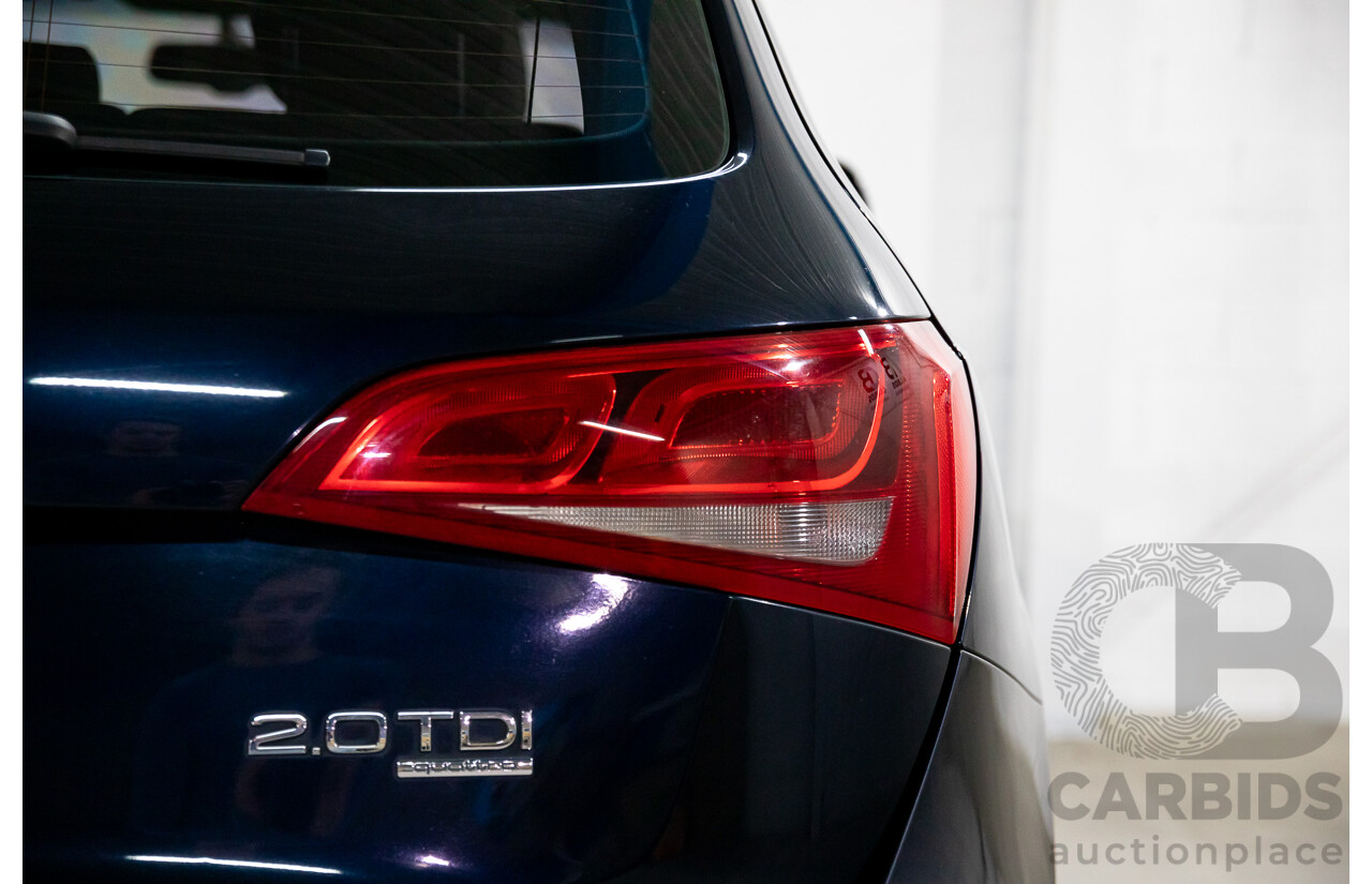 10/2010 Audi Q5 2.0 TDI Quattro 8R MY10 4d Wagon Deep Sea Blue Pearl Turbo Diesel 2.0L
