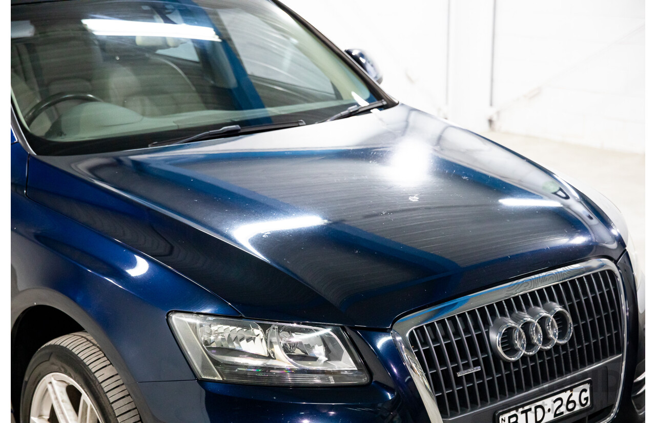 10/2010 Audi Q5 2.0 TDI Quattro 8R MY10 4d Wagon Deep Sea Blue Pearl Turbo Diesel 2.0L