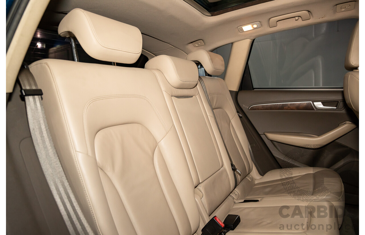 10/2010 Audi Q5 2.0 TDI Quattro 8R MY10 4d Wagon Deep Sea Blue Pearl Turbo Diesel 2.0L