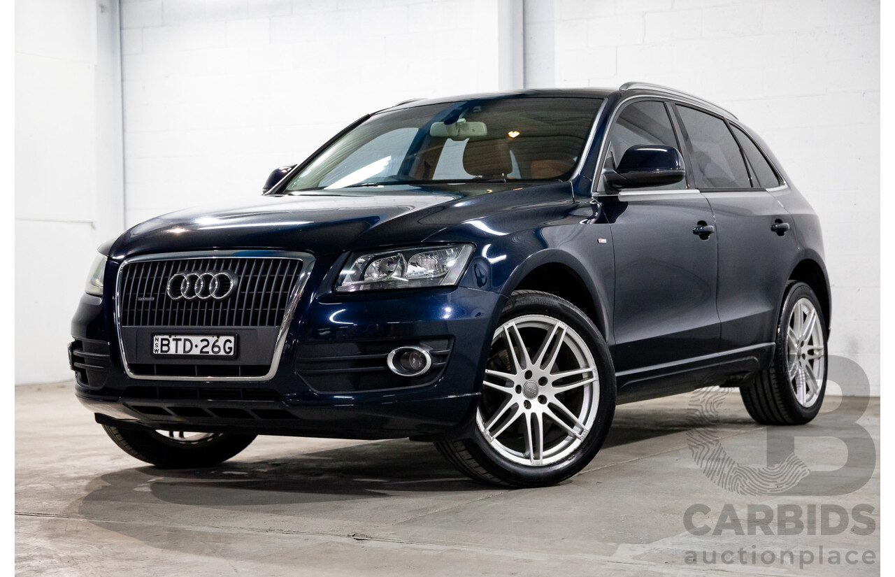 10/2010 Audi Q5 2.0 TDI Quattro 8R MY10 4d Wagon Deep Sea Blue Pearl Turbo Diesel 2.0L