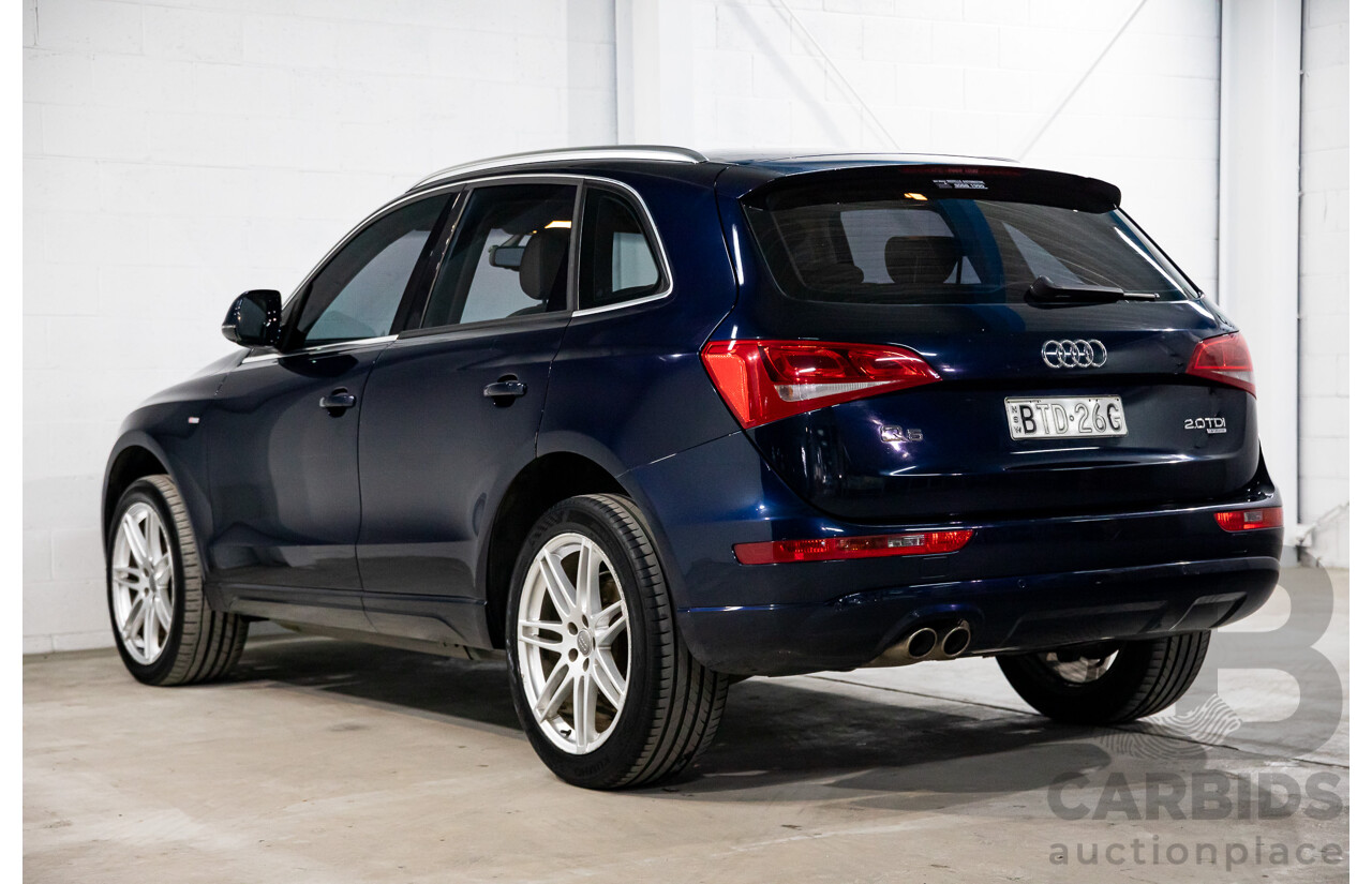 10/2010 Audi Q5 2.0 TDI Quattro 8R MY10 4d Wagon Deep Sea Blue Pearl Turbo Diesel 2.0L