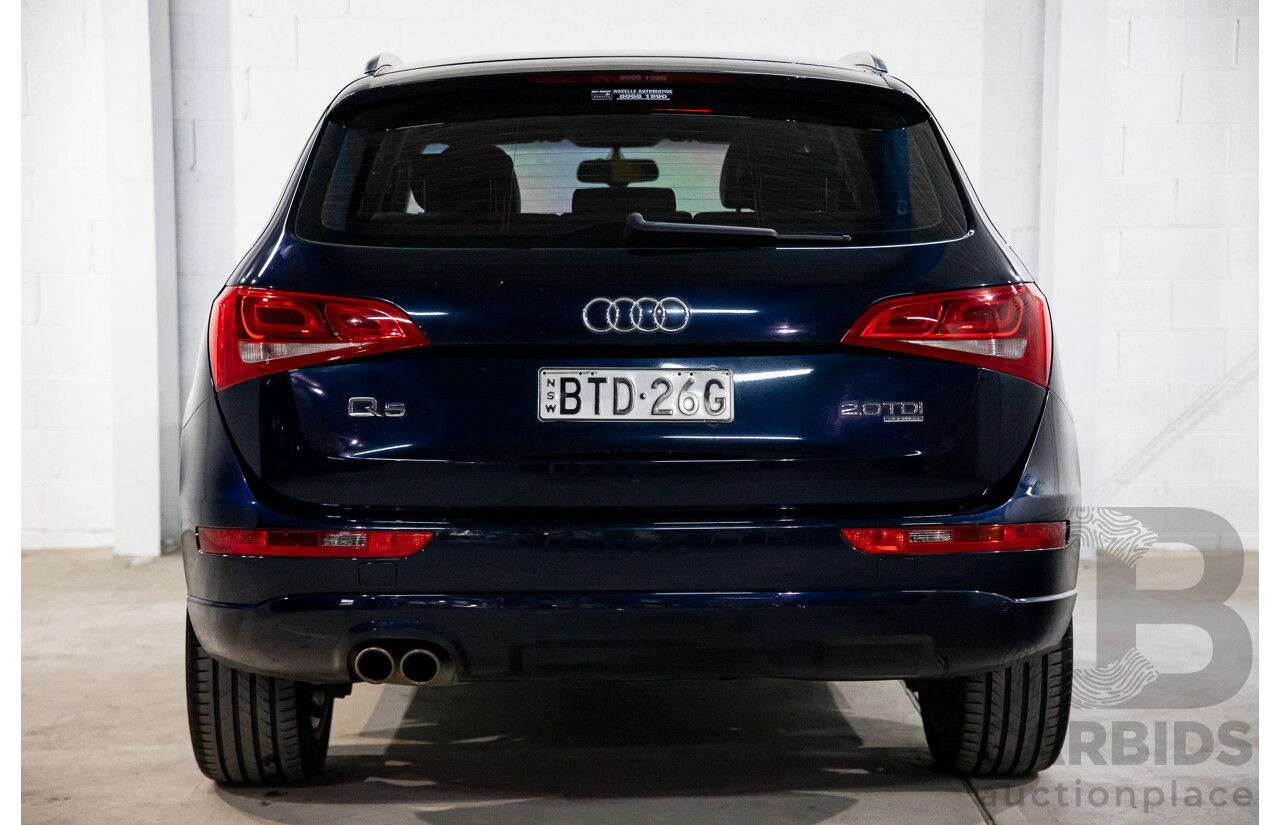 10/2010 Audi Q5 2.0 TDI Quattro 8R MY10 4d Wagon Deep Sea Blue Pearl Turbo Diesel 2.0L