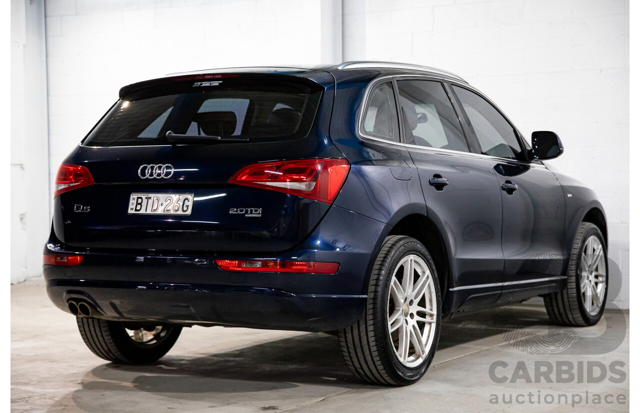 10/2010 Audi Q5 2.0 TDI Quattro 8R MY10 4d Wagon Deep Sea Blue Pearl Turbo Diesel 2.0L