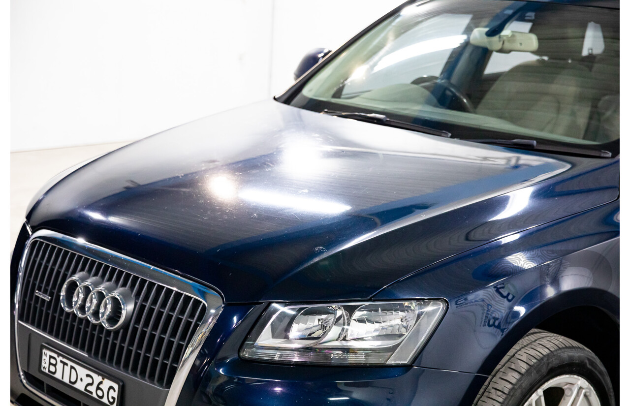 10/2010 Audi Q5 2.0 TDI Quattro 8R MY10 4d Wagon Deep Sea Blue Pearl Turbo Diesel 2.0L