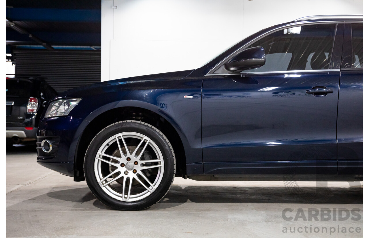 10/2010 Audi Q5 2.0 TDI Quattro 8R MY10 4d Wagon Deep Sea Blue Pearl Turbo Diesel 2.0L