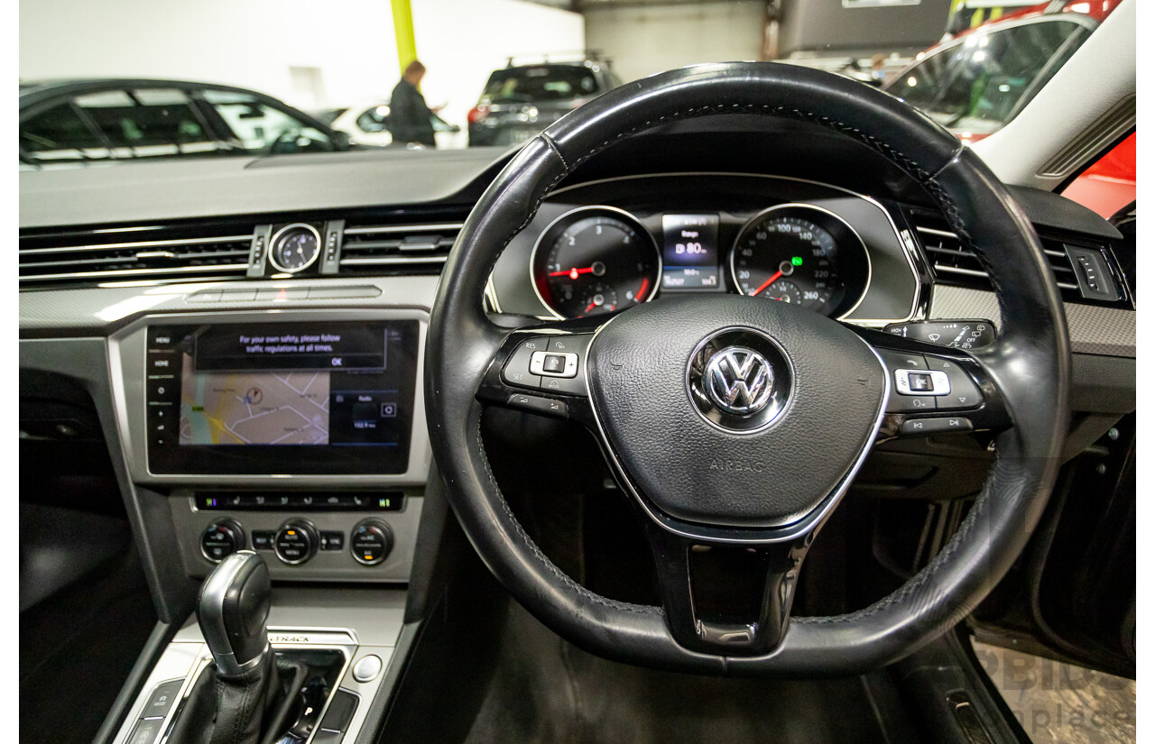 09/2017 Volkswagen Passat Alltrack 140 TDI (AWD) 3C MY17 4D Wagon Manganese Grey Metallic Turbo Diesel 2.0L