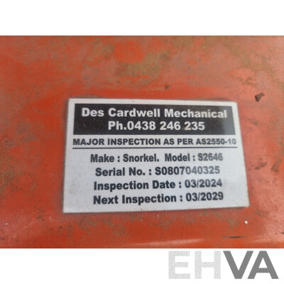 04/2007, Snorkel S2646 Electric Scissor Lift