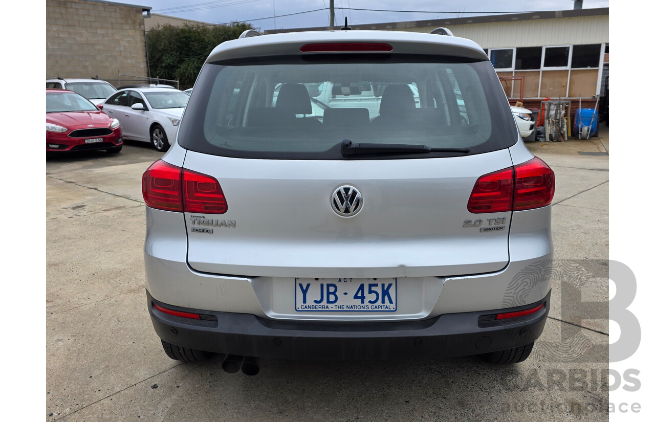 7/2012 Volkswagen Tiguan 132 TSI Pacific 5NC MY12 4d Wagon Silver Turbo 2.0L