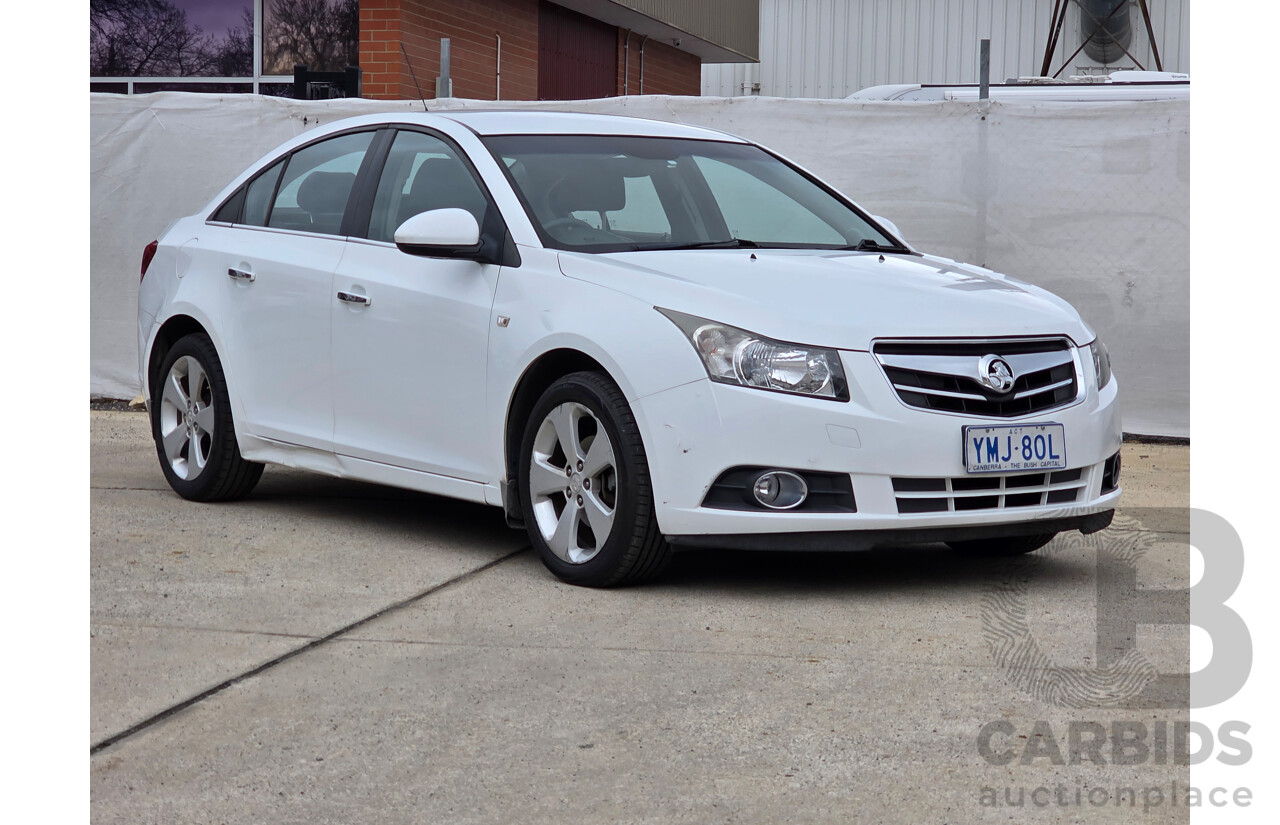 10/2010 Holden Cruze CDX JG 4d Sedan White 1.8L