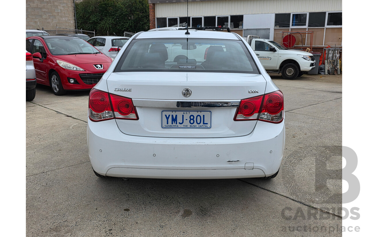 10/2010 Holden Cruze CDX JG 4d Sedan White 1.8L