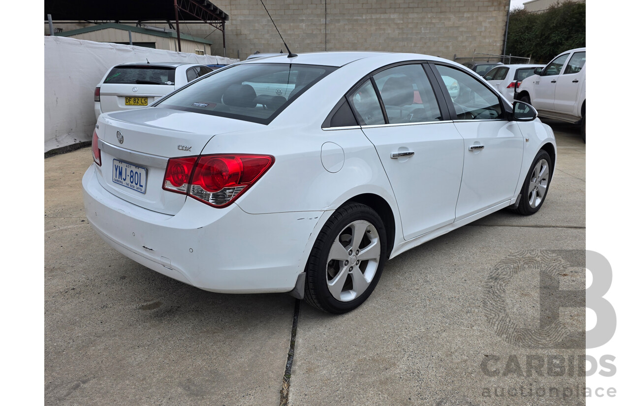 10/2010 Holden Cruze CDX JG 4d Sedan White 1.8L