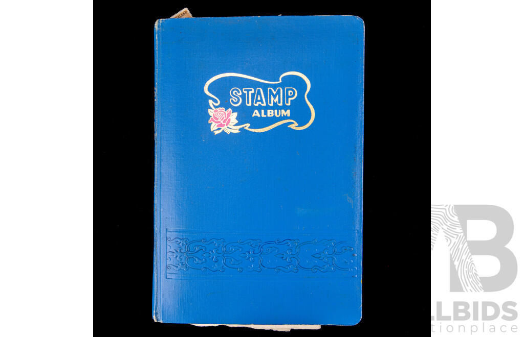 Album of Vintage International Stamps Including Australian Predecimal, Spain, PNG, Poland, Finland, Brazil, Malta USA, Germany, Macau, Denmark, Canada, Italy, Ceylon, Vietnam, Mexico