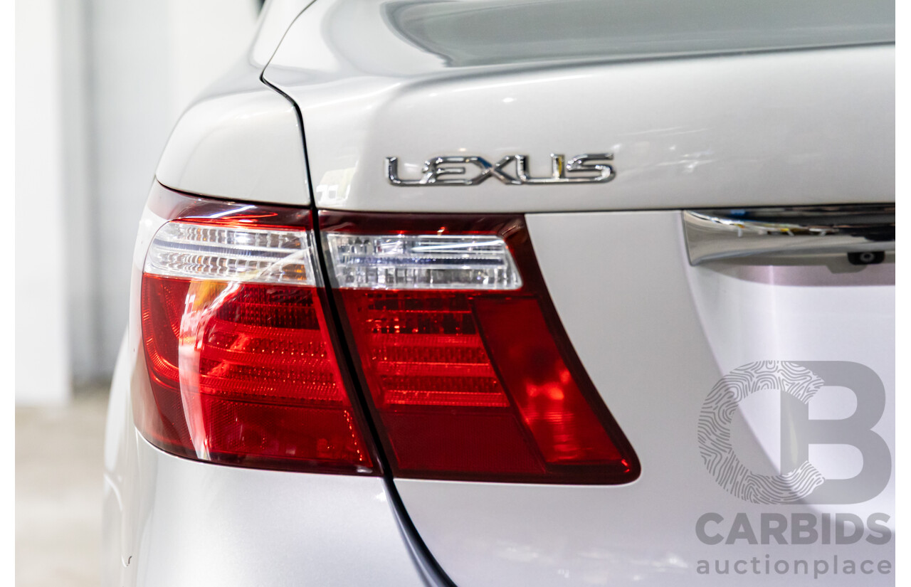 2/2008 Lexus Ls600hl Hybrid (5 Seat) UVF46R 4d Sedan Platinum Silver Metallic V8 5.0L - 165kW Hybrid