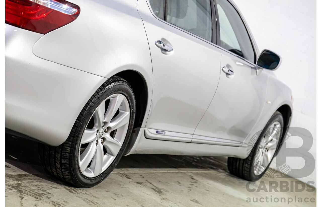 2/2008 Lexus Ls600hl Hybrid (5 Seat) UVF46R 4d Sedan Platinum Silver Metallic V8 5.0L - 165kW Hybrid