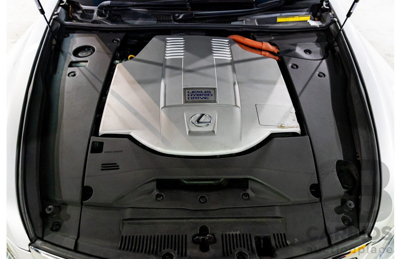 2/2008 Lexus Ls600hl Hybrid (5 Seat) UVF46R 4d Sedan Platinum Silver Metallic V8 5.0L - 165kW Hybrid