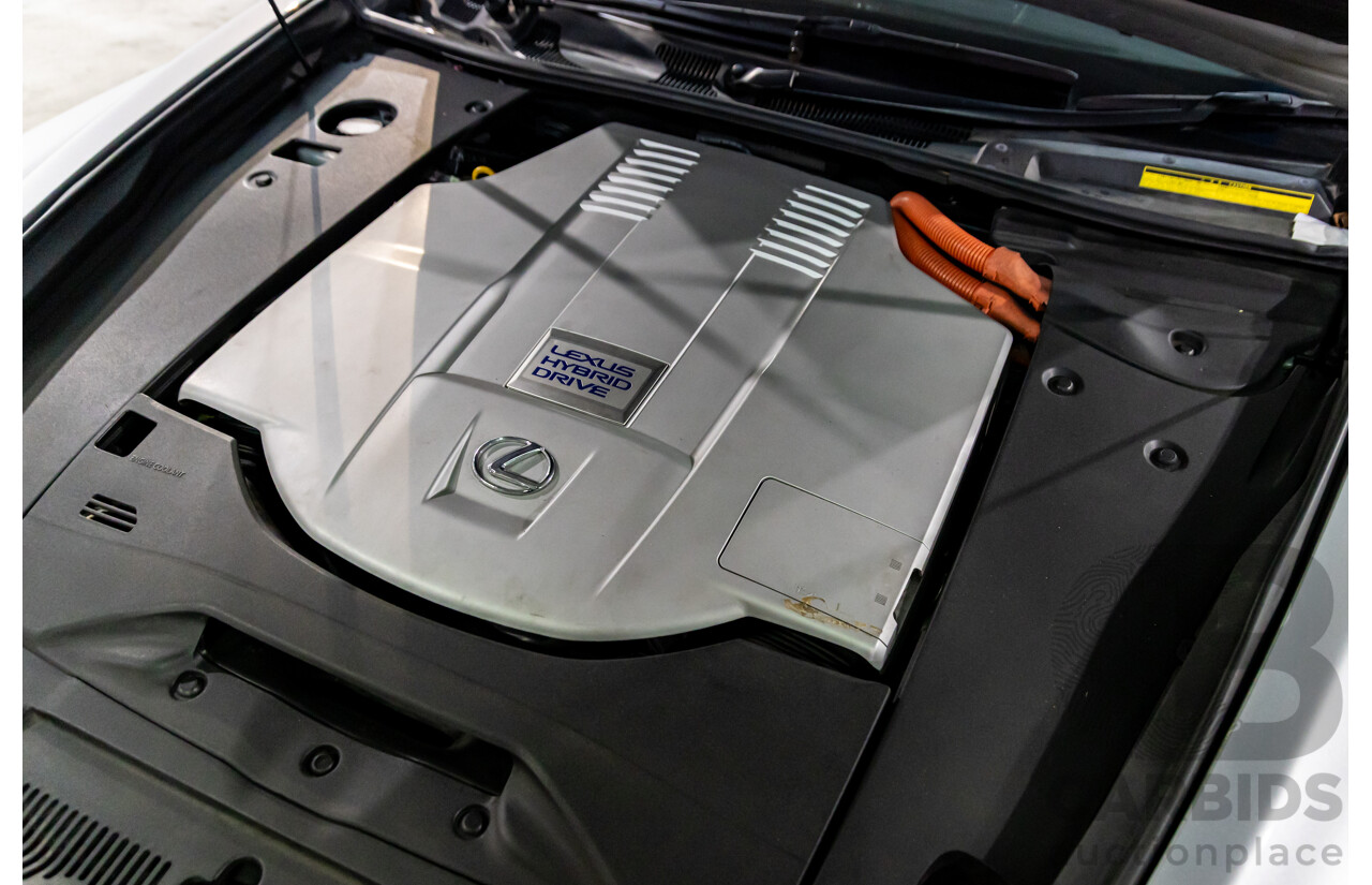 2/2008 Lexus Ls600hl Hybrid (5 Seat) UVF46R 4d Sedan Platinum Silver Metallic V8 5.0L - 165kW Hybrid