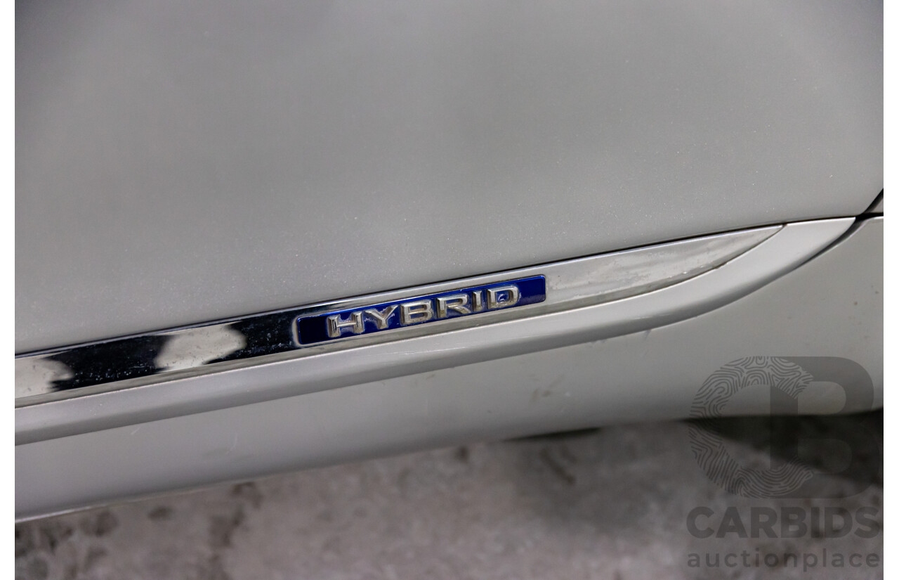 2/2008 Lexus Ls600hl Hybrid (5 Seat) UVF46R 4d Sedan Platinum Silver Metallic V8 5.0L - 165kW Hybrid