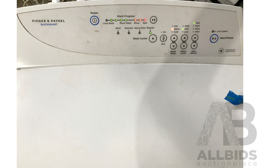 Fisher & Paykel 5.5kg Top Loader Washing Machine