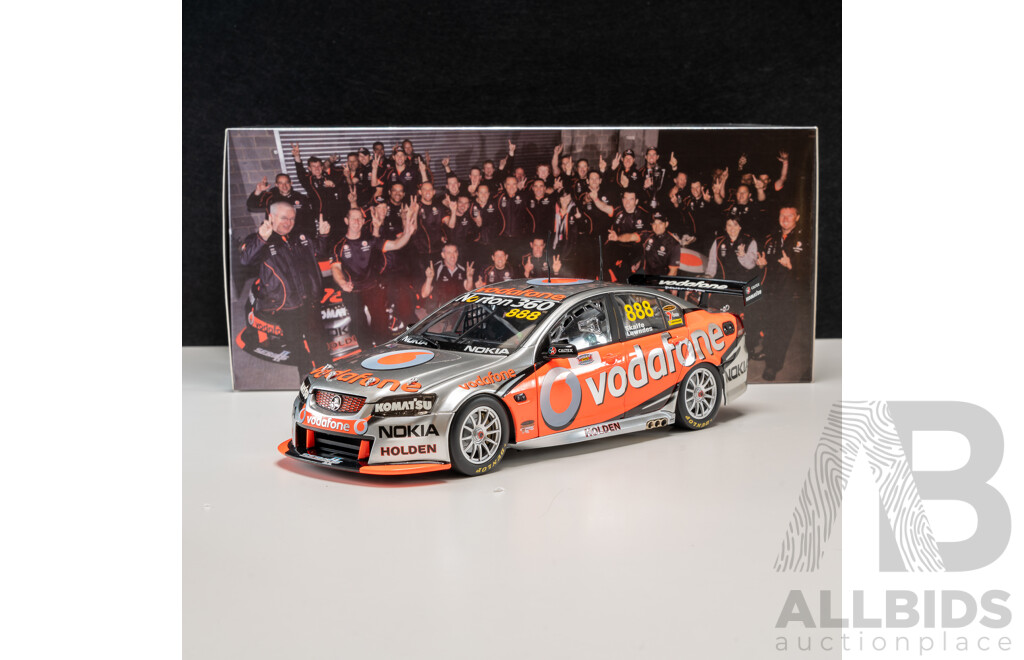 Classic Carlectables Holden VE Commodore V8 Supercar 2010 Bathurst Winner #888 Craig Lowndes/Mark Skaife Team Vodafone 1:18 Scale Model Car - COA Included