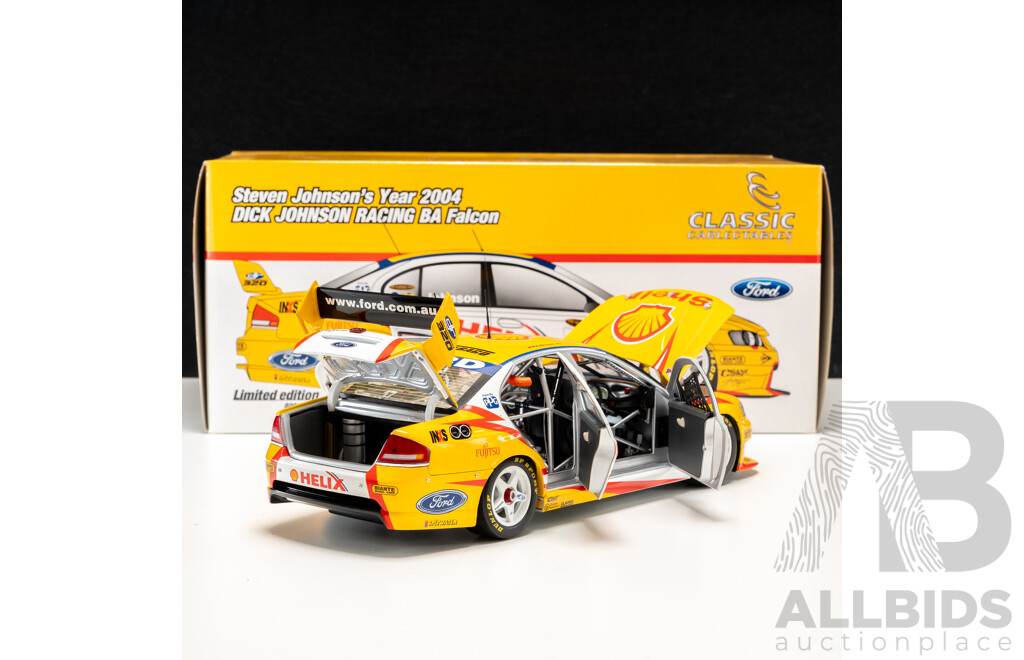 Classic Carlectables Ford BA Falcon V8 Supercar 2008  #17 Steven Johnson Dick Johnson Racing 1:18 Scale