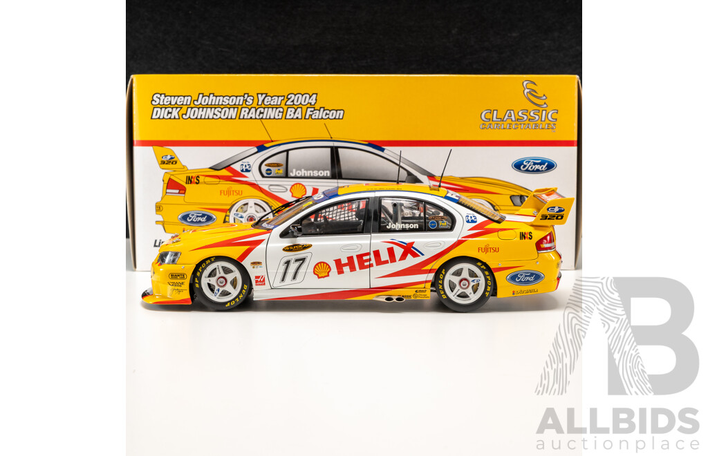 Classic Carlectables Ford BA Falcon V8 Supercar 2008  #17 Steven Johnson Dick Johnson Racing 1:18 Scale