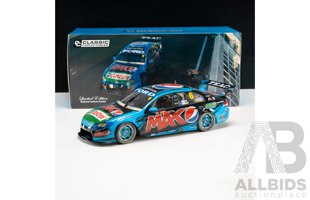 Classic Carlectables Ford FG Falcon V8 Supercar 2014 Bathurst Winner #6 Chaz Mostert/paul Morris Pepsi Max Crew FPR 1:18 Scale