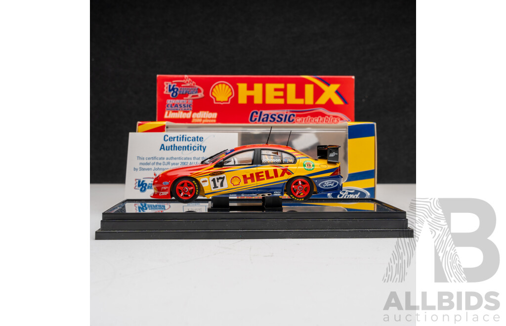 Classic Carlectables Ford DJR AU Racing Falcon V8 Supercar 2002 #17 Steven Johnson Helix Racing 1:43 Scale