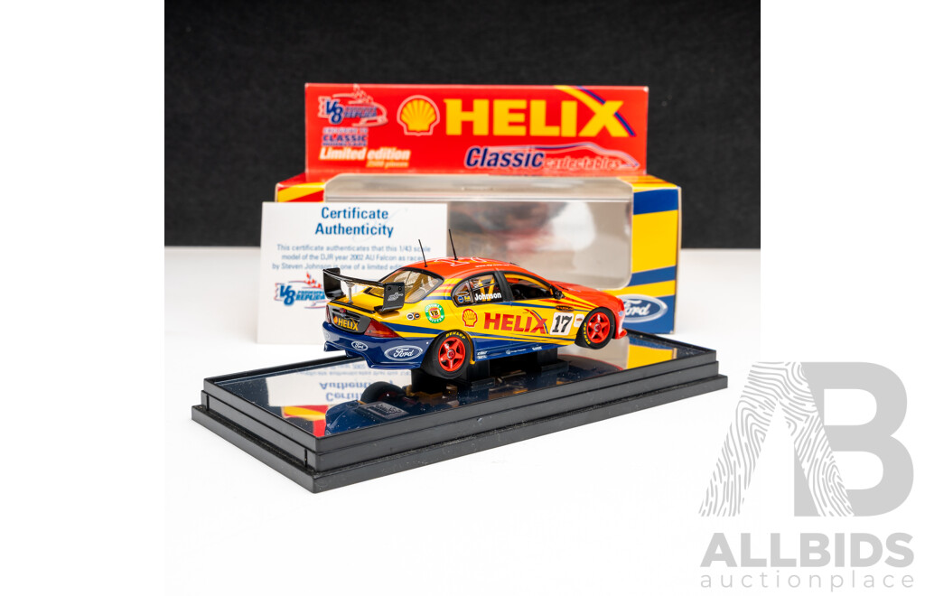 Classic Carlectables Ford DJR AU Racing Falcon V8 Supercar 2002 #17 Steven Johnson Helix Racing 1:43 Scale
