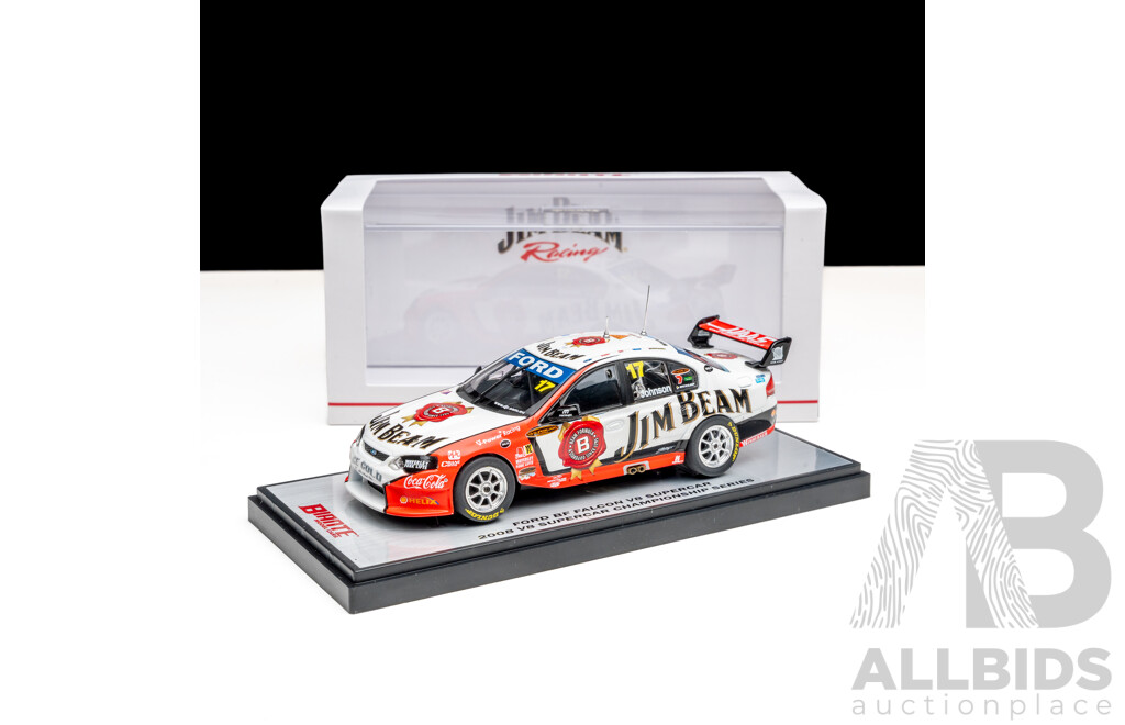 Biante Ford FG Falcon V8 Supercar 2008 Supercar Championship #17 Steven Johnson Jim Beam Racing 1:43 Scale