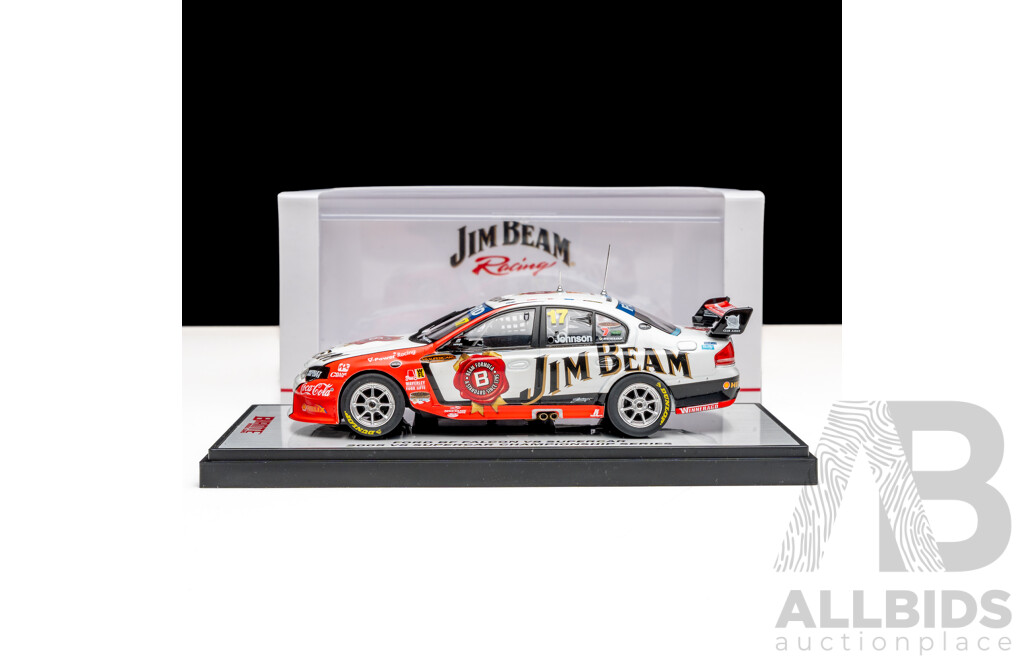 Biante Ford FG Falcon V8 Supercar 2008 Supercar Championship #17 Steven Johnson Jim Beam Racing 1:43 Scale