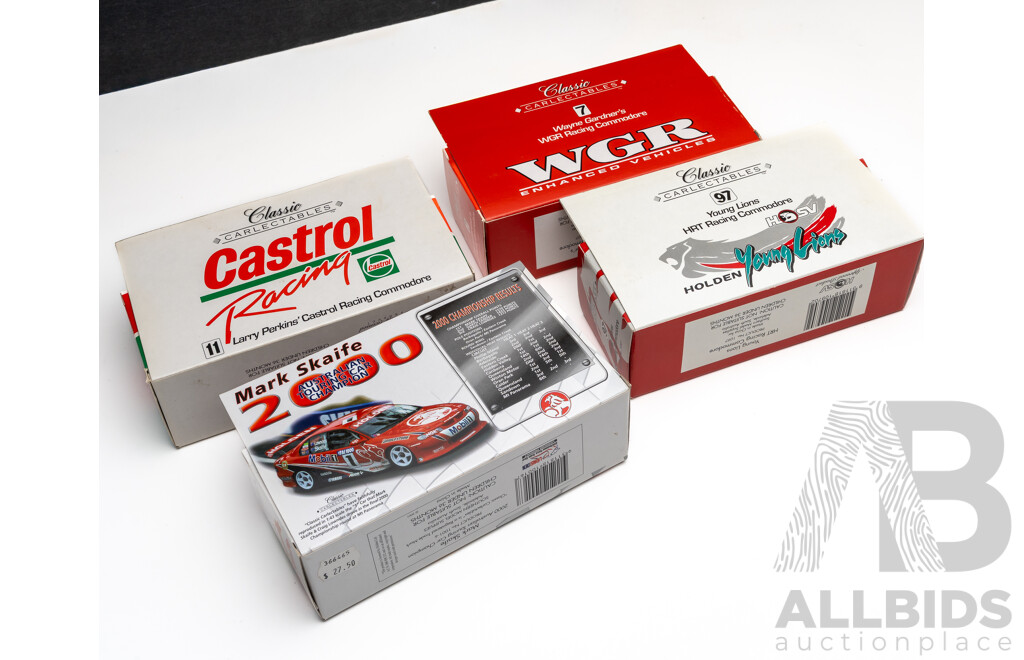 Collection of Four Classic Carlectables Holden V8 Supercars 1:43 Scale