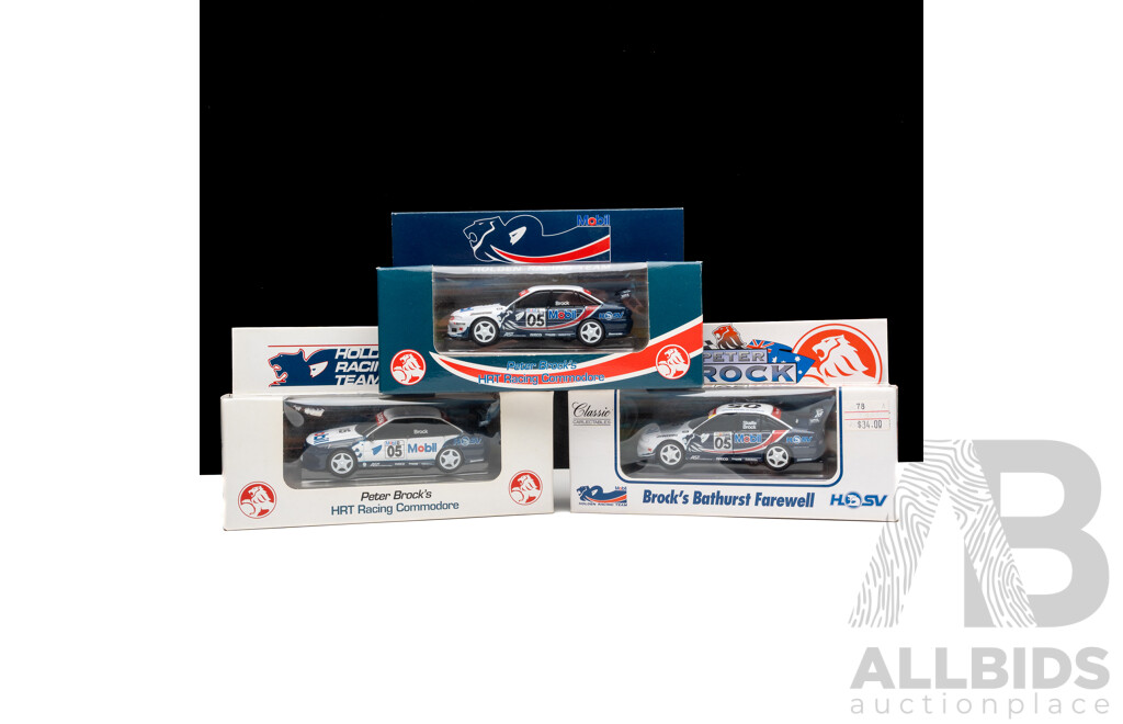 Collection of Three Classic Carlectables Peter Brock Holden V8 Supercars #05 1:43 Scale