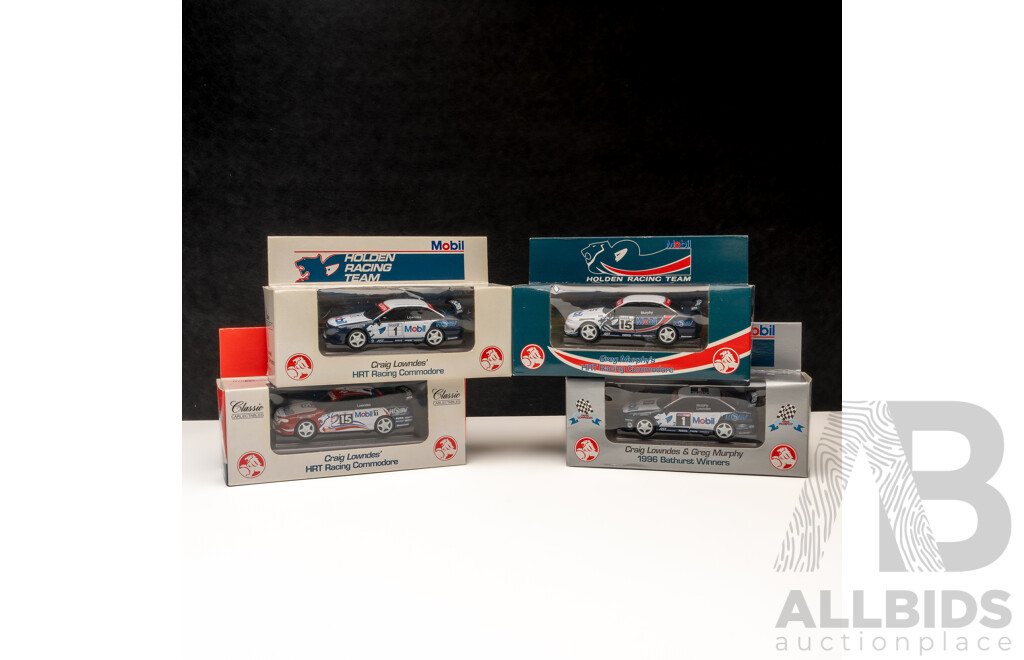 Collection of Four Classic Carlectable Holden V8 Supercars 1:43 Scale