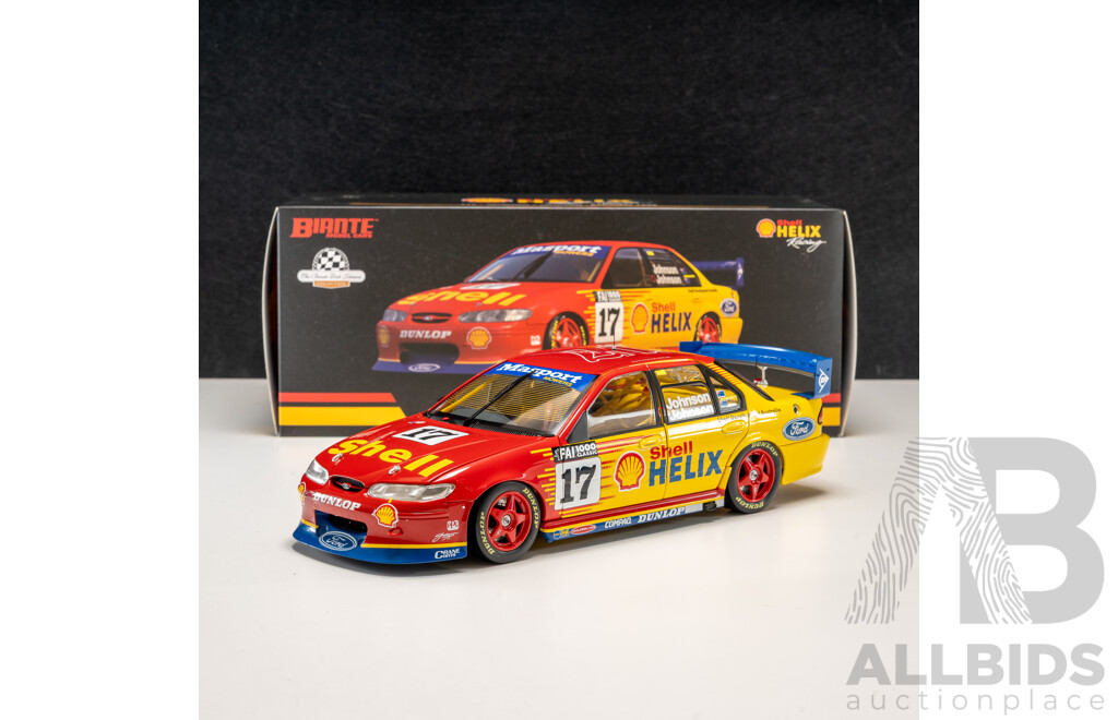 Biante Ford Falcon EL Bathurst 1998 #17 Dick Johnson/Steven Johnson Shell Helix Racing 1:18 Scale