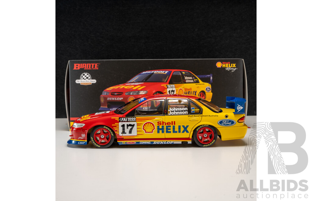 Biante Ford Falcon EL Bathurst 1998 #17 Dick Johnson/Steven Johnson Shell Helix Racing 1:18 Scale