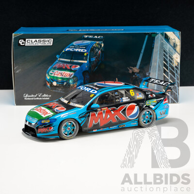 Classic Carlectables Ford FG Falcon V8 Supercar 2014 Bathurst Winner #6 Chaz Mostert/paul Morris Pepsi Max Crew FPR 1:18 Scale