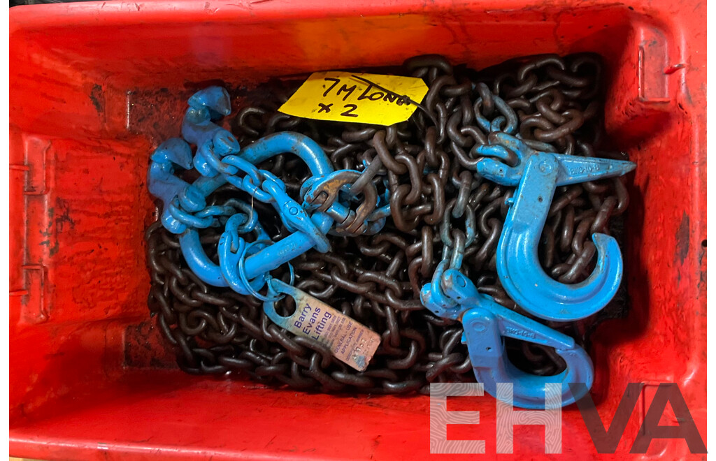 2x 7-Metre Heavy Duty Lifting Chains