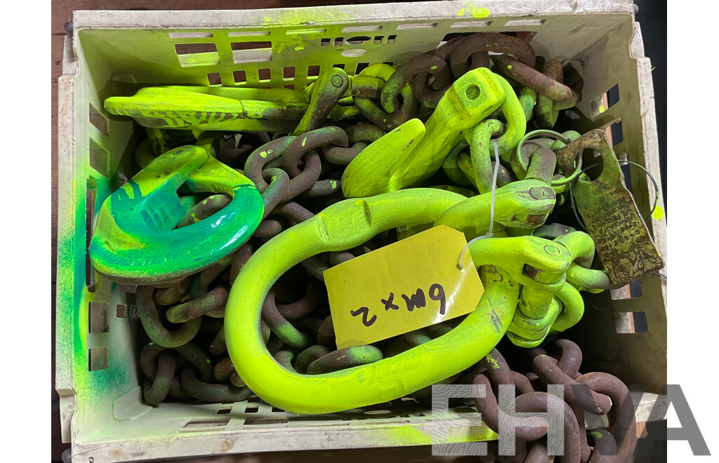 2x 6-Metre Heavy Duty Lifting Chains