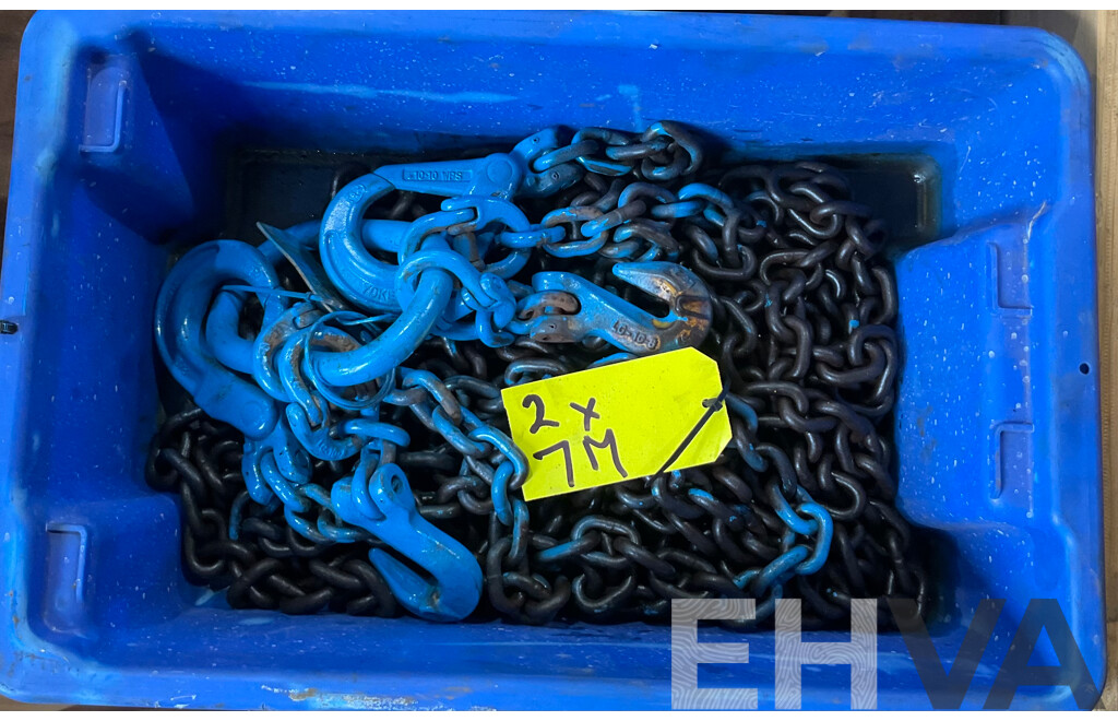2x 7-Metre Heavy Duty Lifting Chains